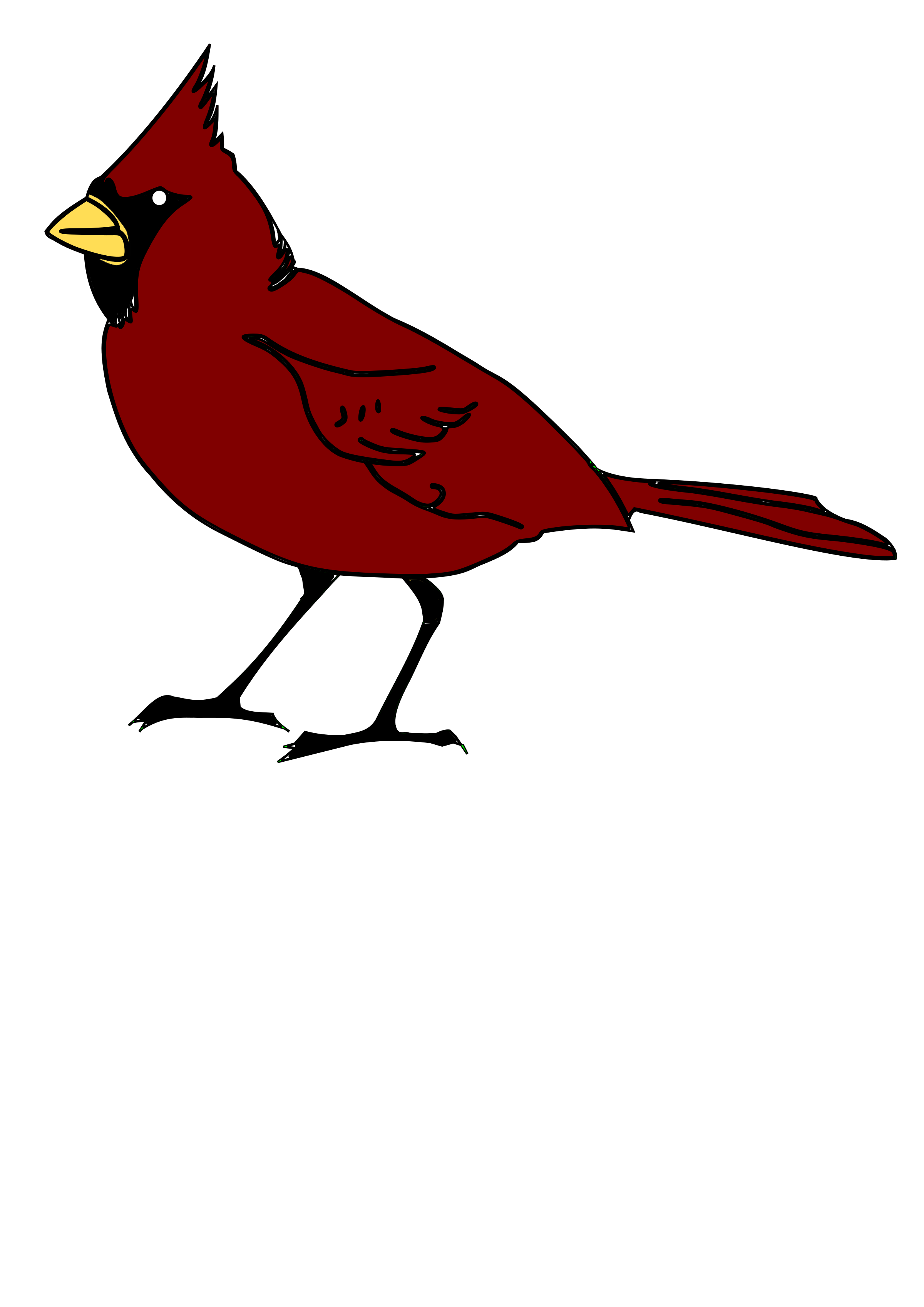 Clipart cardinal