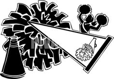 Cheerleader clipart 9 cheerleader silhouette clip art clipartwiz