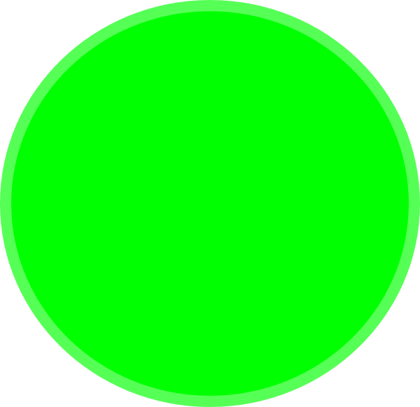 Green circle clipart