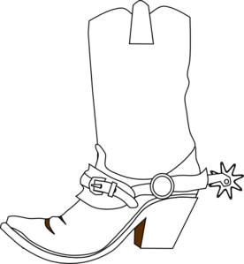 A cowboy christmas boot cowboy boots clip art and cowboys image 2