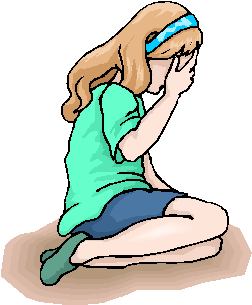 Crying girl clip art clipart 2