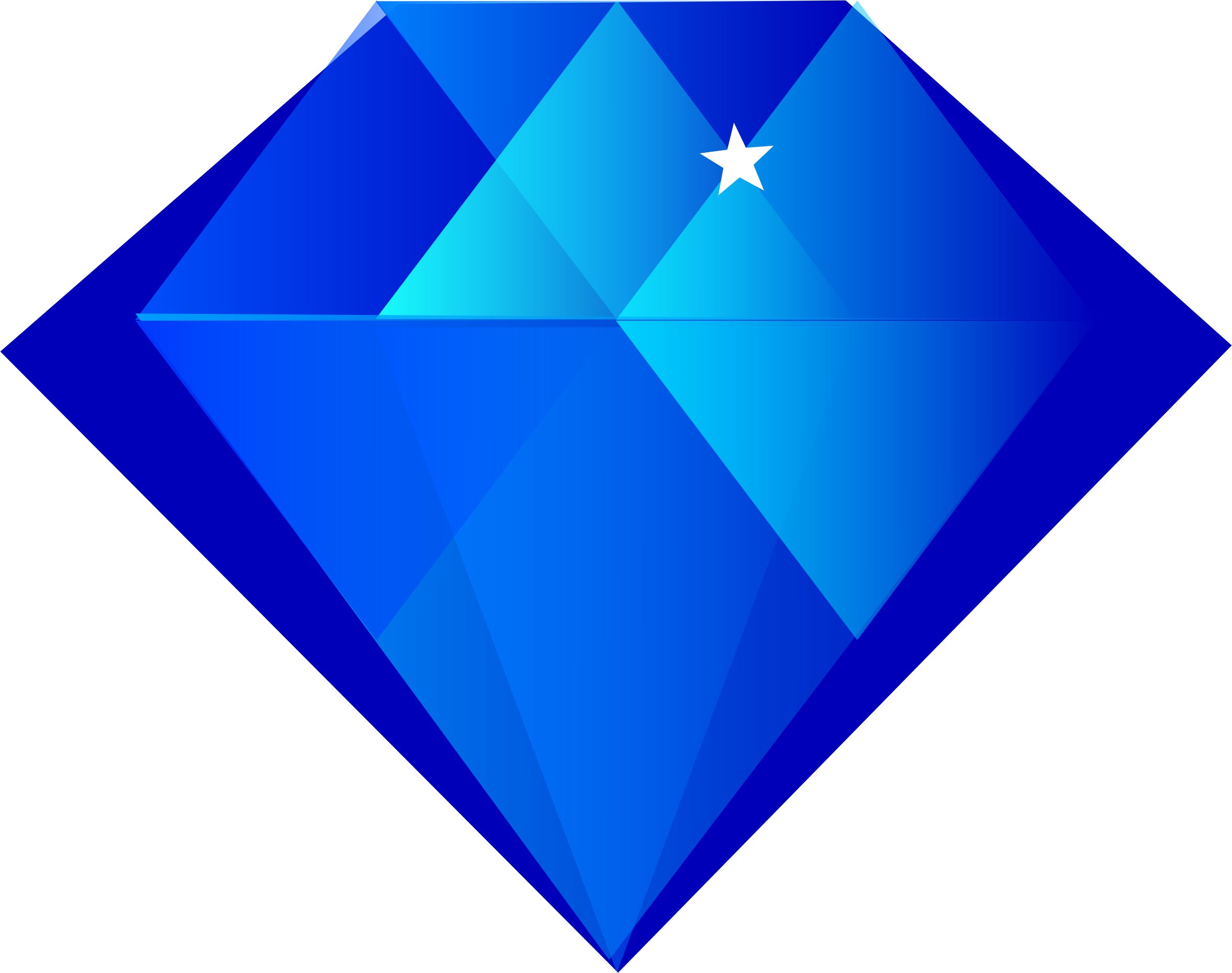 Clipart blue diamond