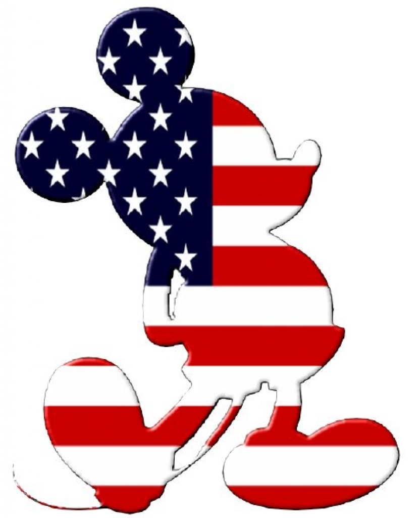 Disney clipart 4th of july clip art on mickey