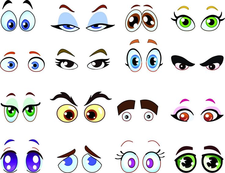 Eyes clipart free vector image 7