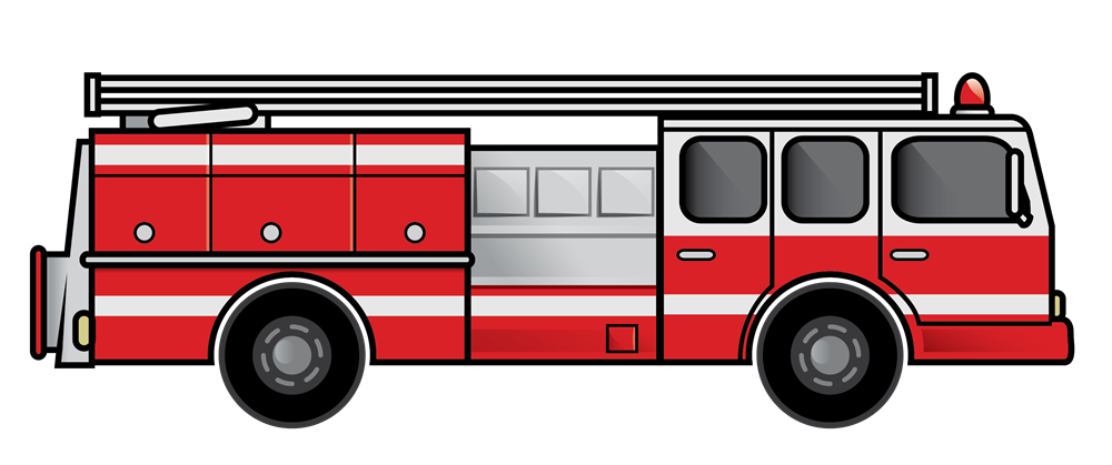 Fire truck free to use clip art 3.