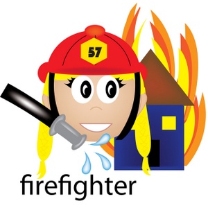 Firefighter clip art fireman clip art digital firemen clip art 5