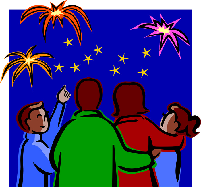 Animated clipart fireworks