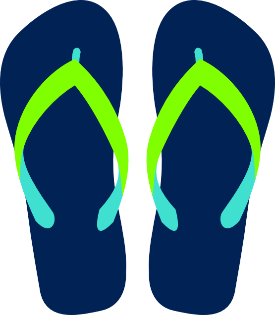 sturdy flip flops