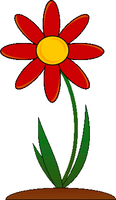 Free flower clip art graphics of flowers for layouts 2