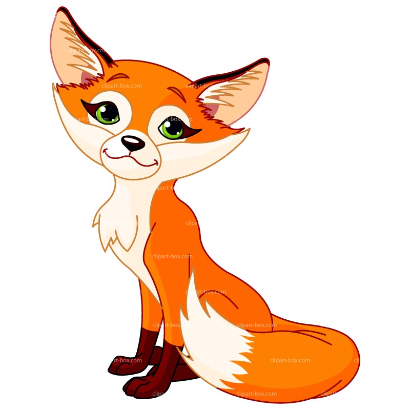 Baby fox clipart free clipart images