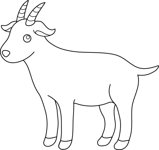 Free Black And White Goat Clipart, Download Free Black And White Goat  Clipart png images, Free ClipArts on Clipart Library