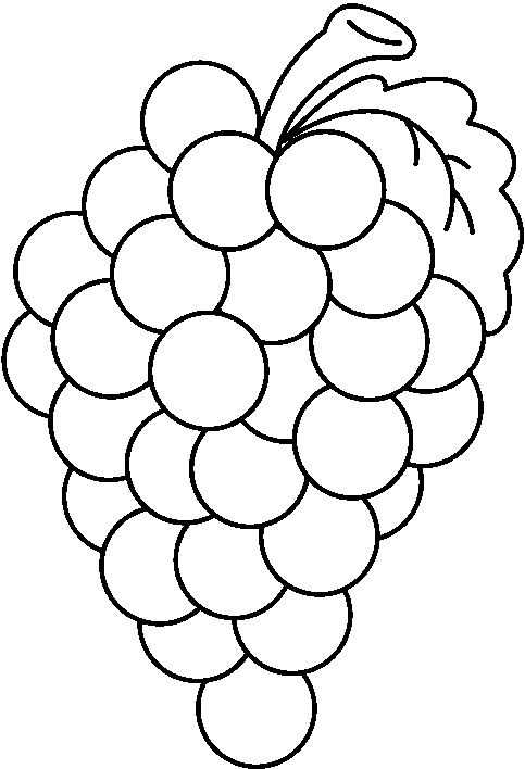 Free Grapes Black And White Clipart, Download Free Grapes Black And