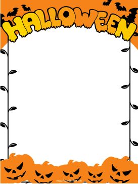 Halloween border images about borders on thanksgiving natal clipart