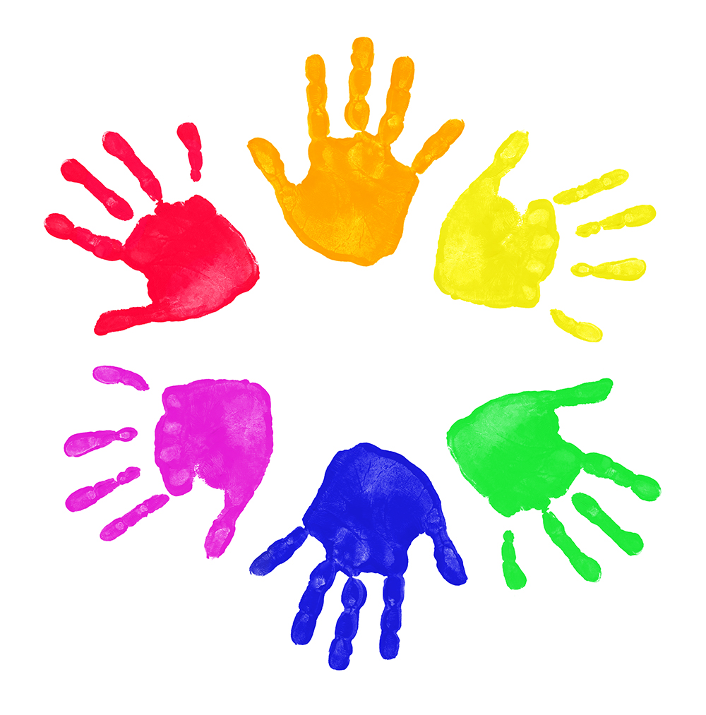 Image result for child painted hands