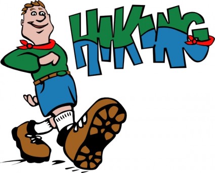 Hiker hiking clip art free vector in open office drawing svg