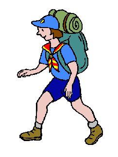 Hiker free camping and hiking clipart graphics images 4