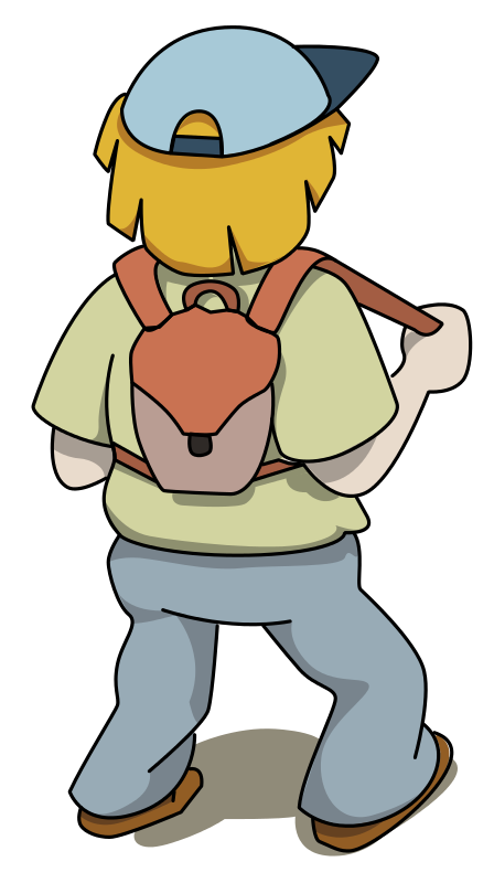 Hiking hiker clipart 2 image 2