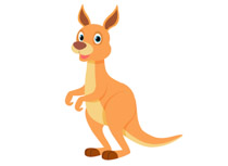 Jumping kangaroo clipart clip art library