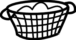 Laundry basket clipart clipart 3
