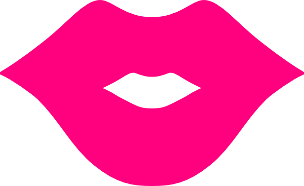 Pink lips clip art at vector clip art