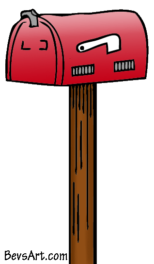 Mailbox mail mail clip art quarter clipart image 2