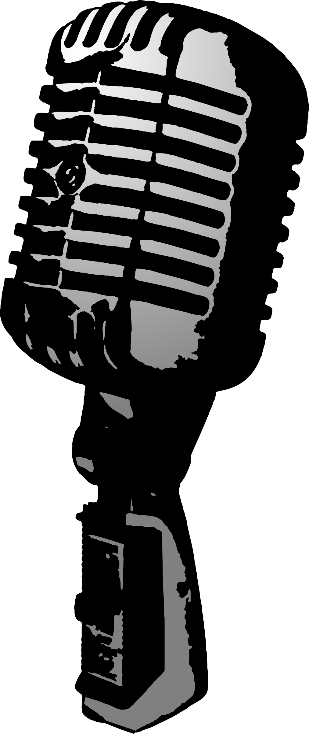 Old microphone clipart