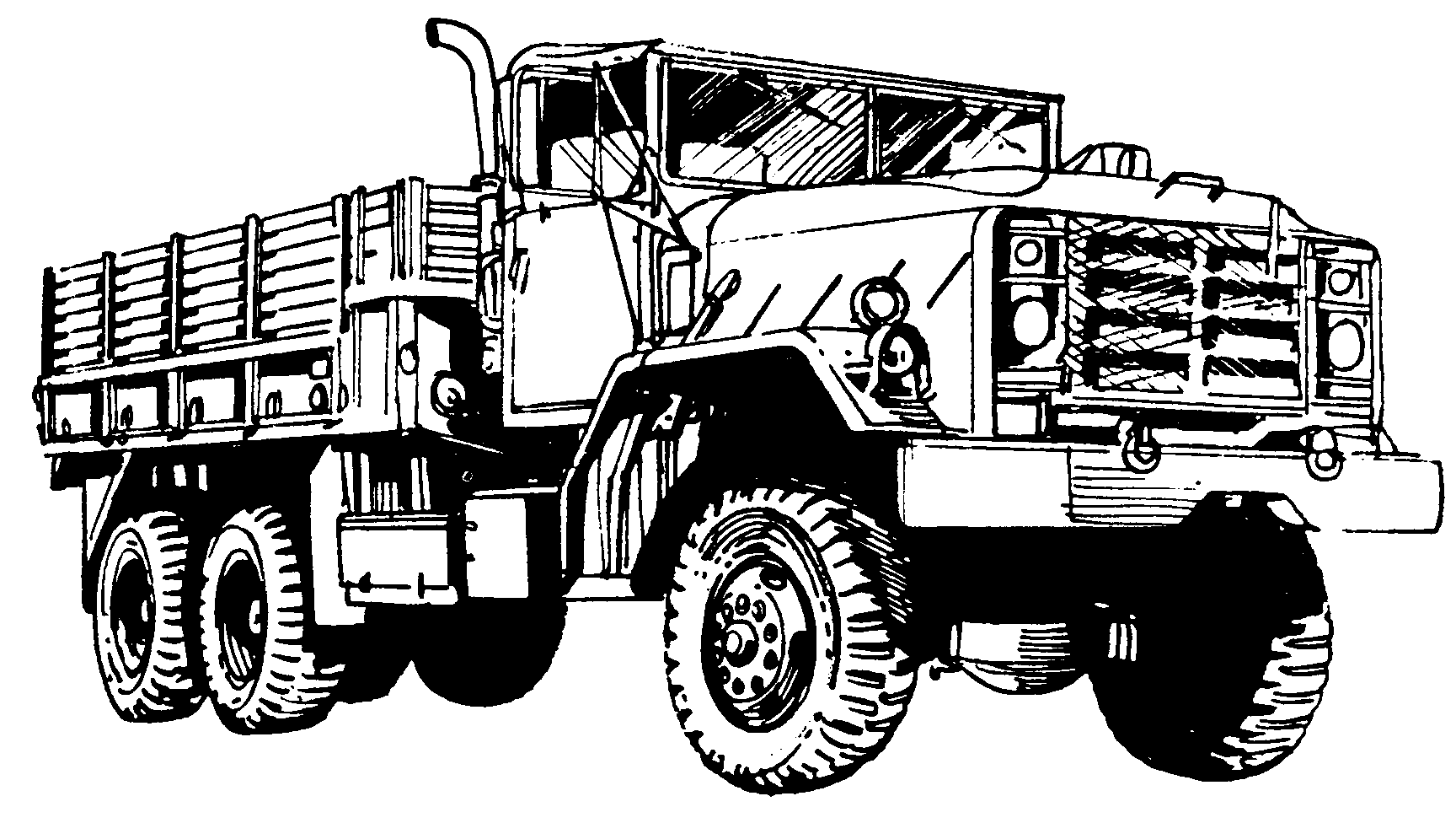 military vehicle clipart