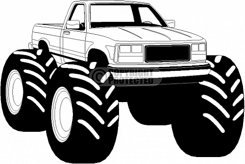 Monster truck clip art pictures free clipart images 6