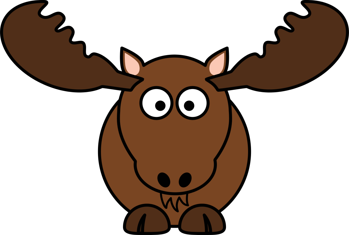 Cartoon moose clipart by studiofibonacci cartoon cliparts 9