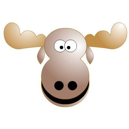 Free clip art moose clipart image 9