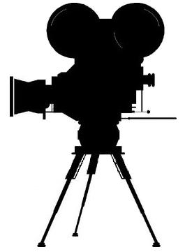 Old movie cameras clipart