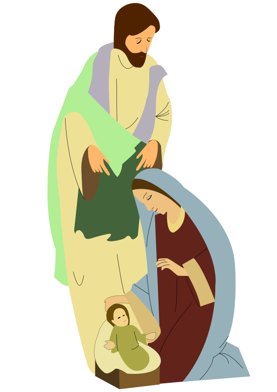 Nativity religious christmas clipart free holiday graphics