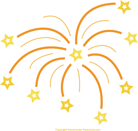 New year fireworks clip art happy new year 6 image