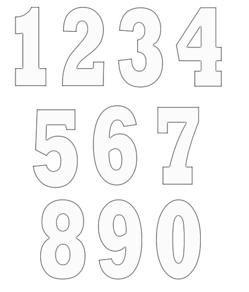Free numbers clipart free craft project clipart 3