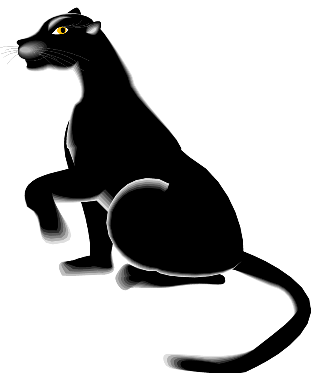 Cartoon panther clipart clipart kid