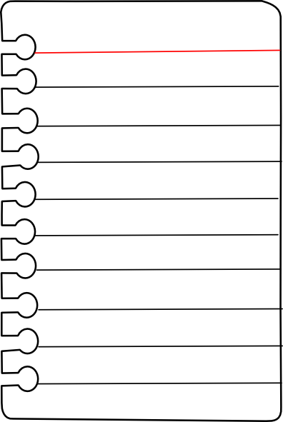 Paper clipart black and white free clipart images