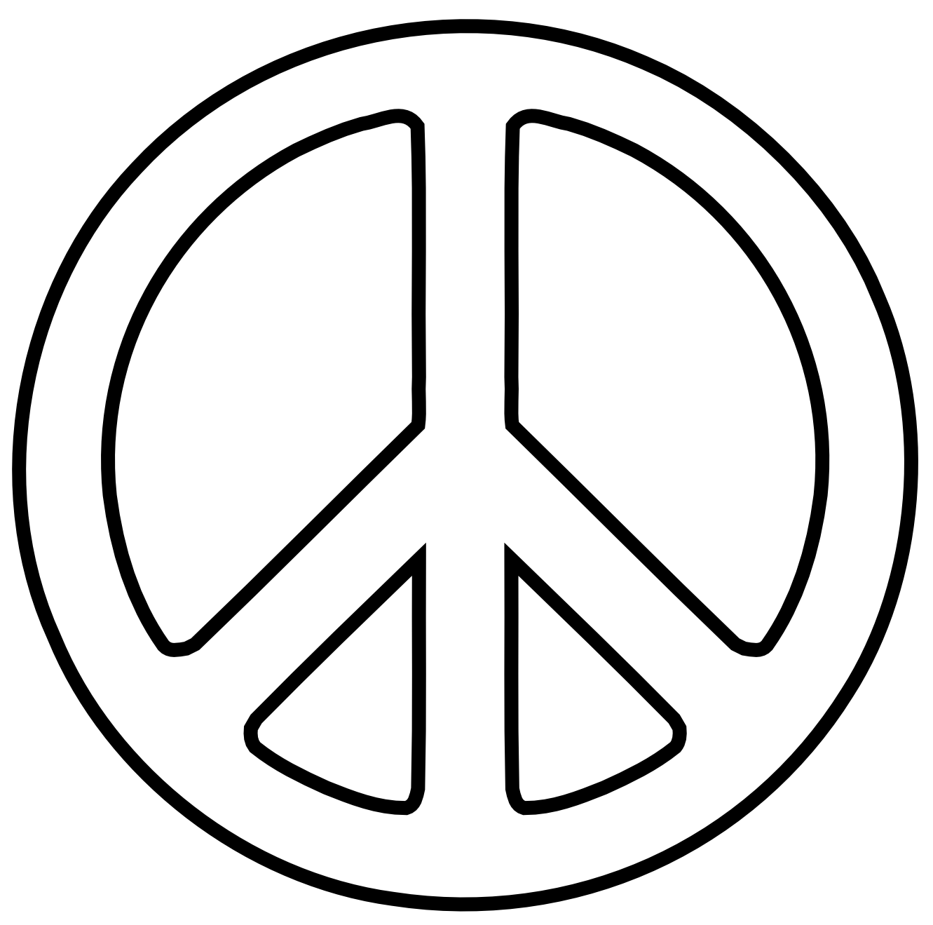 Peace sign images free clip art