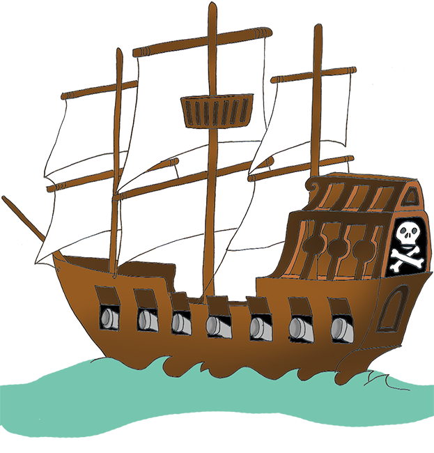 Pirate ship pirate clip art