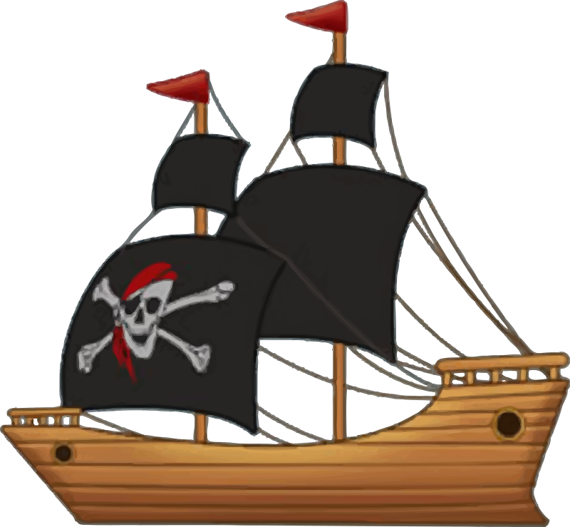 Clipart pirate ship