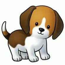 Puppy pictures of cute cartoon puppies clipart silhouette cameo