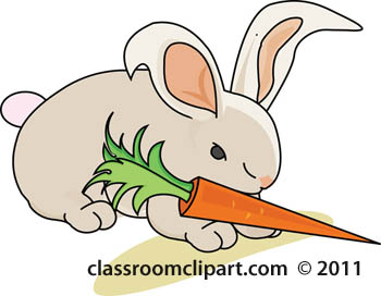 Rabbit clipart rabbit with carrot 8 clipart