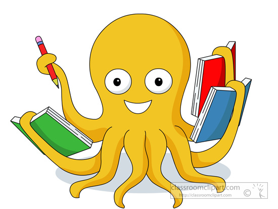 Clipart of children reading clipart