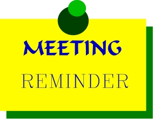 General meeting reminder clipart free clip art images image 5