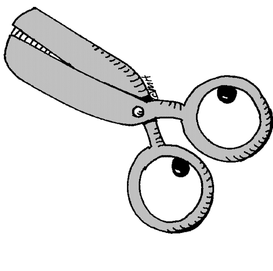 Scissors With Face Clipart Clip Art Library