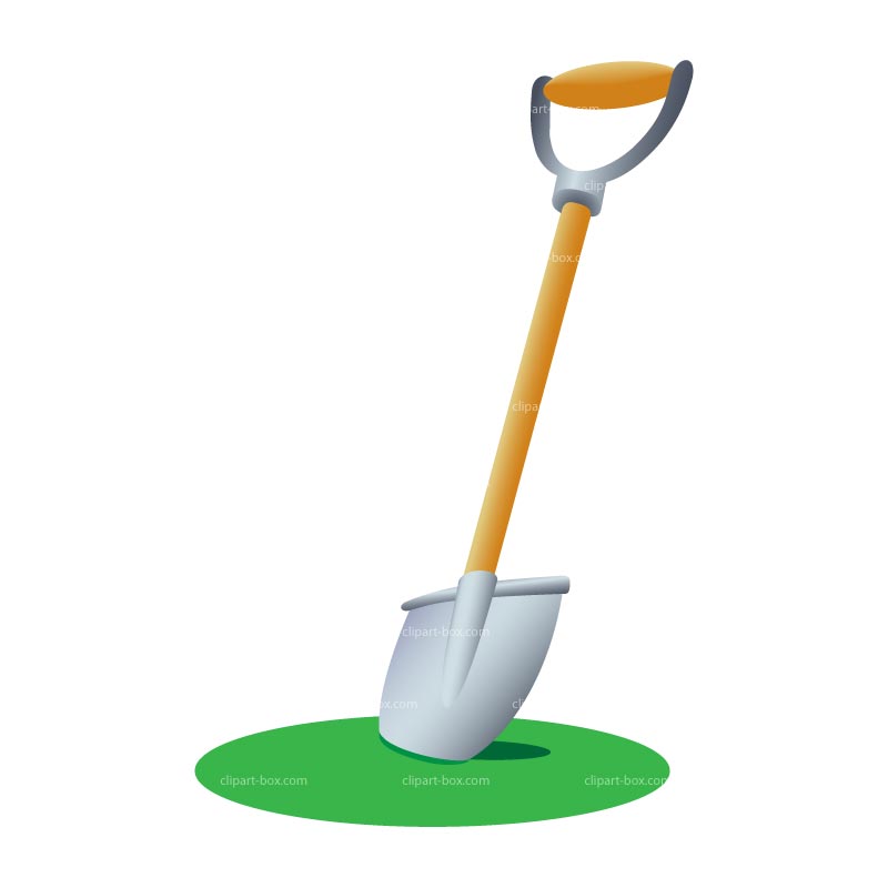 Garden shovel clipart 2