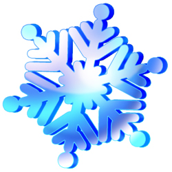 Snowflakes clipart free clipart