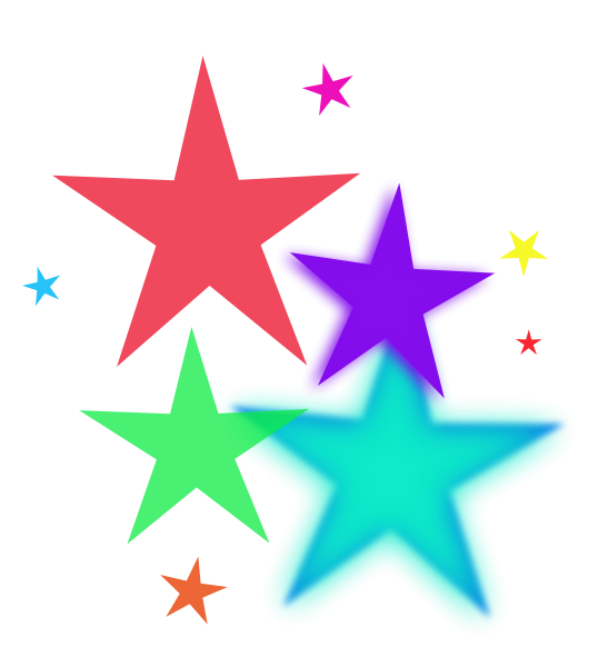 Rainbow stars clipart free clipart images