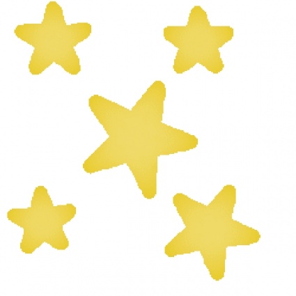 Yellow shooting stars clipart free clipart images