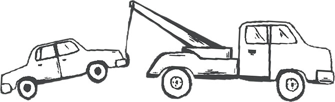 Tow truck towing car clip art clipart free download