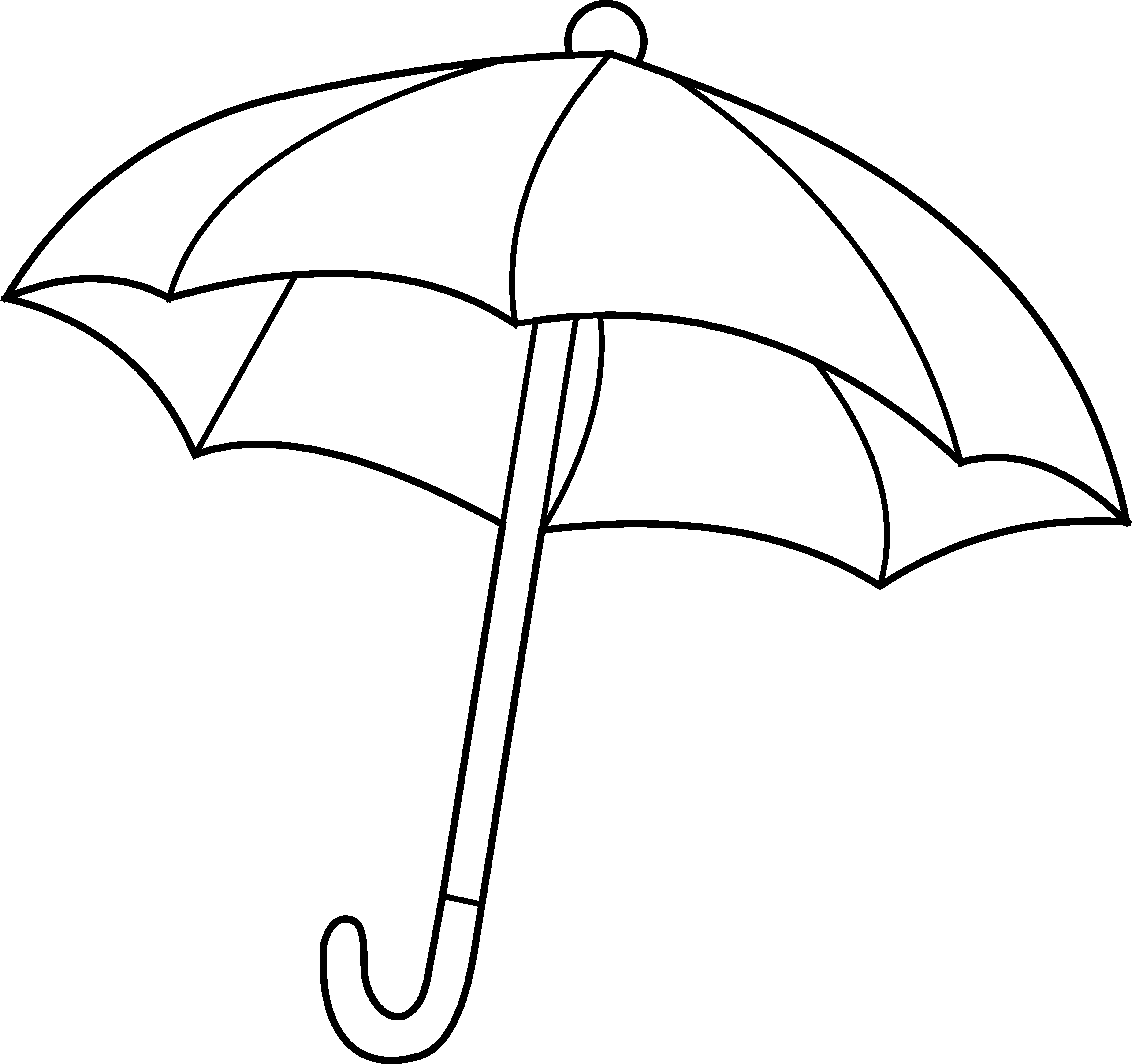 Clip Arts Related To : umbrella black and white. 